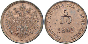 SLOVACCHIA Francesco Giuseppe I d'Asburgo Lorena (1848-1866) Mezzo soldo 1866 B - Gig. 47 CU (g 1,71)

FDC