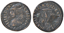 FOSSOMBRONE Guidobaldo I (1482-1508) Quattrino - Cavicchi 19 CU (g 1,18) R Bei rilievi per il tipo

BB