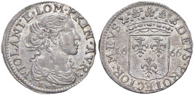 LOANO Violante Lomellini (1654-1737) Luigino 1666 - MIR 416/2 AG (g 1,57) RR

FDC