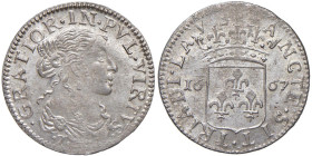 LOANO Violante Lomellini (1654-1737) Luigino 1667 - MIR 413/2 AG (g 2,18) R

qFDC