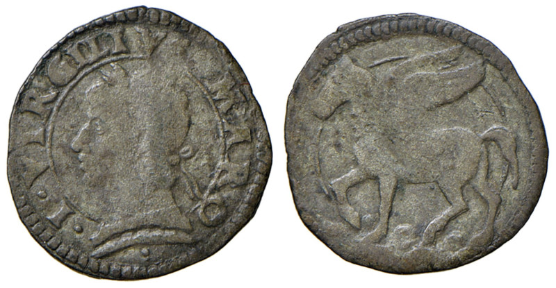 MANTOVA Federico II Gonzaga (1519-1540) Sesino - MIR 478 MI (g 0,89) RR

MB