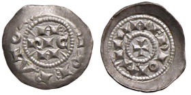 MILANO Monetazione comunale a nome di Enrico (1167-1250) Denaro terzolo scodellato - MIR 52/19 AG (g 0,73) R

FDC