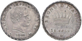 MILANO Napoleone I (1805-1814) 15 Soldi 1808 M - Gig. 172 AG (3,74) NC

SPL-FDC