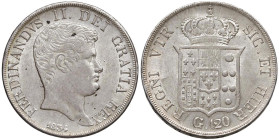 NAPOLI Ferdinando II di Borbone (1830-1859) Piastra da 120 grana 1834 - Nomisma 927 AG (g 27,52)

M. di SPL