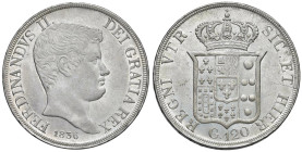 NAPOLI Ferdinando II di Borbone (1830-1859) 120 Grana 1836 - MIR 500/1 AG (g 27,48)

SPL