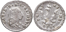 PALERMO Carlo di Borbone (1734-1759) Mezzo tarì 1751 - Gig. 74 AG (g 1,15)

SPL-FDC