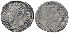 PARMA Alessandro Farnese (1586-1591) Parpaiola con testa adulta - MIR 976 MI (g 1,39)

qBB/MB