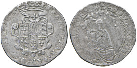 PARMA Ranuccio II Farnese (1646-1694) Quarantano falso d'epoca - cfr. MIR 1040 MI (g 9,89) Con argentatura

BB