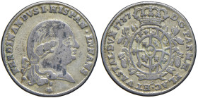PARMA Ferdinando di Borbone (1765-1802) Settimo di ducato 1787 - MIR 1075 AG (g 3,65) R Tracce di doratura

qBB