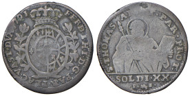 PARMA Ferdinando di Borbone (1765-1802) Lira 1791 - MIR 1080/7 MI (g 3,18) RR

MB