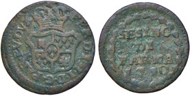 PARMA Ferdinando di Borbone (1765-1802) Sesino 1790 - MIR 1088/7 CU (g 1,04)

MB