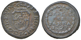 PARMA Ferdinando di Borbone (1765-1802) Sesino 1797 - MIR 1089/4 CU (g 0,67) Il CNI per il millesimo 1797 cita un esemplare del Museo di Milano mancan...