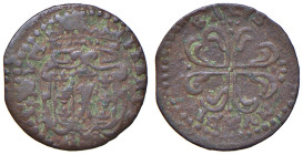 PIACENZA Francesco Farnese (1694-1727) Sesino - MIR 1184 CU (g 1,04) 

qBB