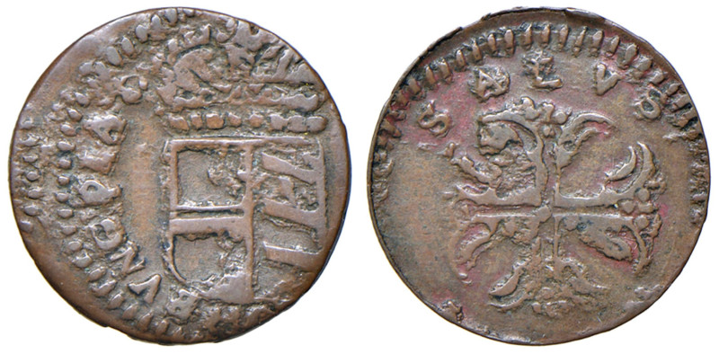 PIACENZA Maria Teresa d'Austria (1740-1744) Sesino - MIR 1186 CU (g 0,96) Difett...