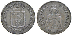 PIACENZA Ferdinando di Borbone (1765-1802) 5 Soldi 1785 - MIR 1193/1 MI (g 1,63) 

BB+
