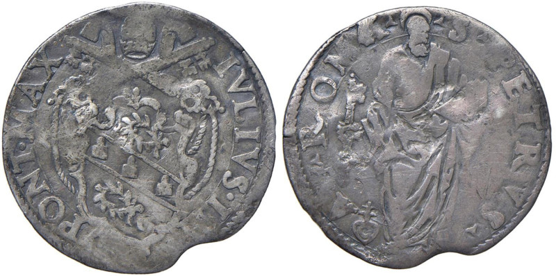 Giulio III (1550-1555) Giulio - Munt. 21 AG (g 2,81) 

MB+