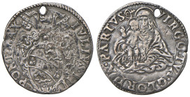 Giulio III (1550-1555) Grosso - Munt. 38 AG (g 1,41) RR Forata.

MB-BB
