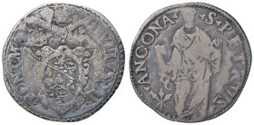 Giulio III (1550-1555) Ancona - Giulio - Munt. 58 AG (g 2,82) 

MB+