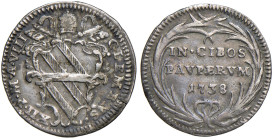 Clemente XII (1730-1740) Grosso 1738 An. VIII- Munt. 124c AG (g 1,30) NC

BB+