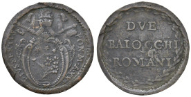 Pio VI (1775-1799) 2 Baiocchi An. XXI - Munt. 109d CU (g 15,99) NC

MB-BB