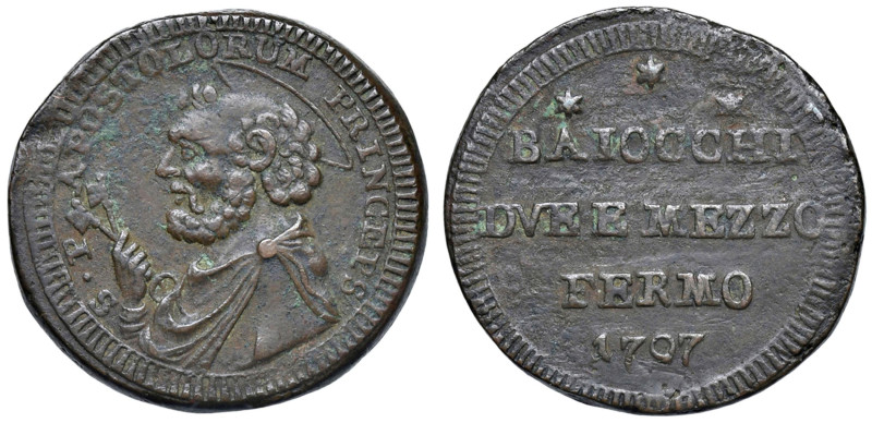 Pio VI (1775-1799) Fermo - Sanpietrino 1797 - Munt. 322a CU (g 16,00)

qBB