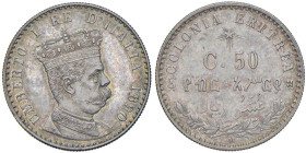 Umberto I Eritrea (1890-1896) 50 Centesimi 1890 - Nomisma 1044 AG R

FDC