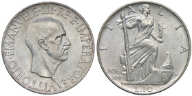 Vittorio Emanuele III (1900-1946) 10 Lire "Impero" 1936 An. XIV - Nomisma 1121 AG

qFDC