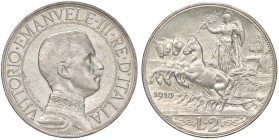 Vittorio Emanuele III (1900-1946) 2 Lire "Quadriga" 1910 - Nomisma 1159 AG R

qSPL