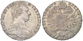 Vittorio Emanuele III Eritrea (1900-1943) Tallero di convezione 1780 - Nomisma 1413 AG Pulita.

SPL