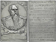 ARGENTINA Nicolas Levalle (1840-1902) Placchetta 1909 inaugurazione del monumento - Opus: A. Rossi AG (g 56,84 - 61x41 mm) Colpetto al bordo.

SPL-F...