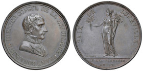 FRANCIA Napoleone primo console (1799-1804) Medaglia 1801 Trattato di Lunéville - Opus: Andrieu (g 37,10 - Ø 42 mm) Minimo colpetto

SPL-FDC