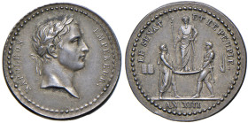 FRANCIA Napoleone I (1804-1814) Medaglia An. XIII Incoronazione di Napoleone come imperatore - AG (g 1,69 - Ø 14 mm) Punzone "ARGR" sul contorno.

S...