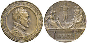 FRANCIA Pierre de Ronsard (1524-1585) Medaglia 1924 IV centenario della nascita - Opus: A.P. Dautel AE (g 125 - Ø 63 mm)

FDC