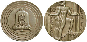GERMANIA Medaglia 1936 Olimpi Berlino - Opus: Otto Placzek AE (g 108 - Ø 69 mm) R

FDC