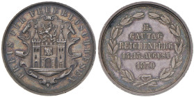 REPUBBLICA CECA Reichenberg Medaglia 1870 - AG (g 8,77- Ø 29,05 mm) R

FDC