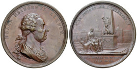 RUSSIA Ivan Ivanovich Betskoy (1704-1795) Medaglia 1772 - Opus: I. G. Iaeger AE (g 102 - Ø 65 mm)

qSPL
