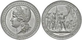 STATI UNITI Medaglia 1892 IV Centenario della scoperta dell'America AL (g 13 - Ø 50,34 mm) 

SPL