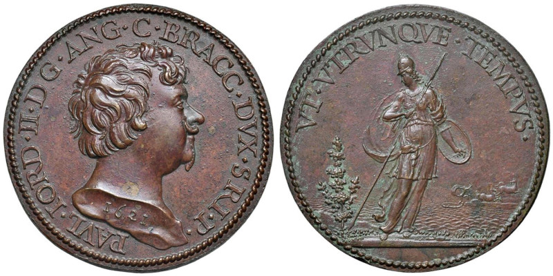 BRACCIANO Paolo Giordano II Orsini (1591-1656) Medaglia 1621 AE (g 14 - Ø 31,68 ...