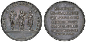 CHIAVARI Medaglia 1791 Fondazione società economica - Opus: F. Putinati AG (g 43,84 - Ø 47 mm) Colpetti al bordo

SPL