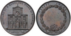 FIRENZE Medaglia 1886 Facciata Santa Maria in Fiore - Opus: L. Giorgi AE (g 87,95 - Ø 56 mm) Colpo al bordo.

SPL-FDC