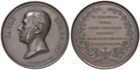 GENOVA Carlo Bombrini (1804-1882) Medaglia 1882 Opus: Pieroni AE (g 51 - Ø 49 mm)

SPL