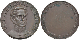 TORINO Alessandro Riberi (1794-1861) Medaglia 1961 Riunioni medico chirurgiche internazionali - Opus: Audana AE (g 21,39 - Ø 39 mm) Minime ossidazioni...