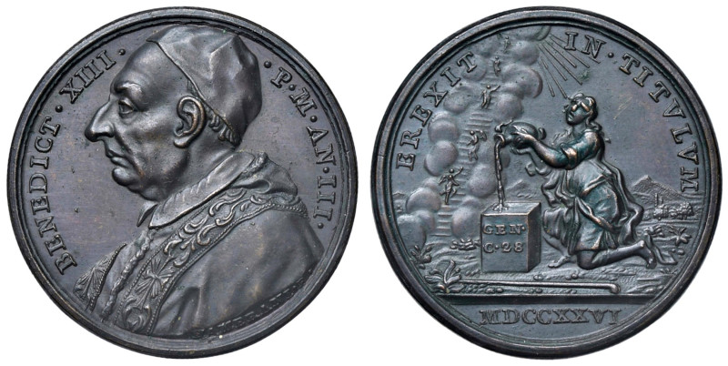 Benedetto XIII (1724-1730) Medaglia 1726 An. III - Consacrazioni Giubilari, Giac...