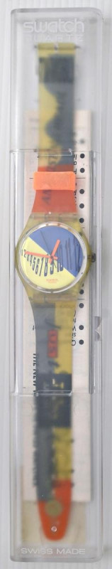 SWATCH- Tipe Setter. Orologio come da foto, venduto con scatola originale