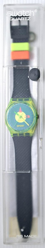 SWATCH- Champ. Orologio come da foto, venduto con scatola originale