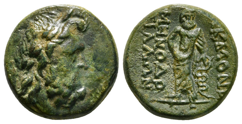 PHRYGIA. Akmoneia. Ae (1st century BC). Theodotos and Hierokles, magistrates.
Ob...