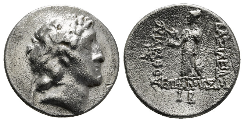 KINGS OF CAPPADOCIA. Drachm. Eusebeia
Obv: Diademed head right.
Rev: ΒΑΣΙΛΕΩΣ / ...