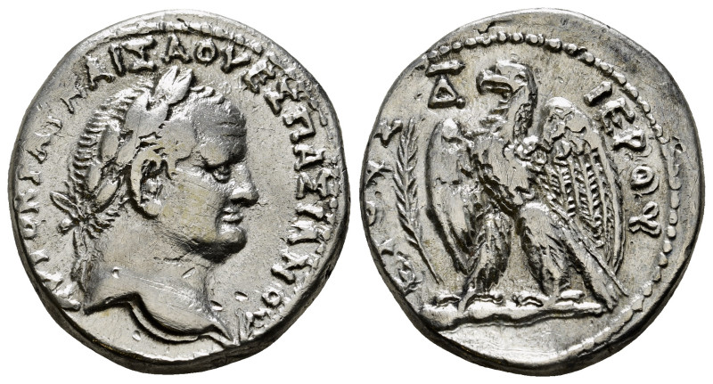 SELEUCIS & PIERIA. Antioch. Vespasian (69-79). Tetradrachm. Dated RY 4 (AD 71/2)...