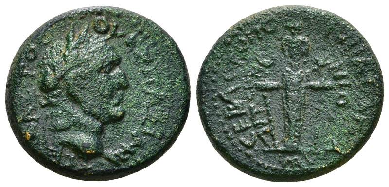 Caria. Sebastopolis. Vespasian AD 69-79. 5,77 g - 20,51 mm ΠΑΠΙΑΣ ΑΠΟΛΛΩΝΙΟΥ (Pa...