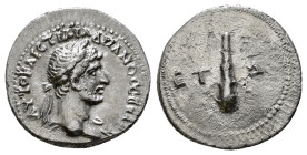 CAPPADOCIA. Caesarea. Hadrian (117-138). Hemidrachm. Dated RY 4 (120/1).
Obv: AVTO KAIC TPAI AΔPIANOC CЄBACT.
Laureate head right, with slight drapery...